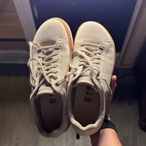 Birkenstock Cream Tan Sneakers